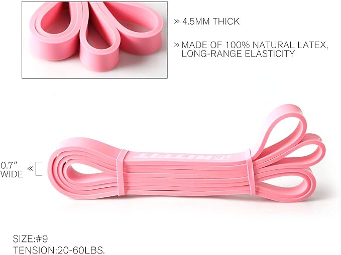 RitFit Pull Up Assist Band - Premium Resistance Band for Pull Up Assistance, Resistance Training, Body Stretching, Powerlifting, Mobility Training