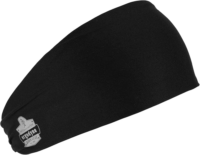 Ergodyne Chill-Its 6634 Cooling Headband, Sports Headbands for Men and Women, Moisture Wicking