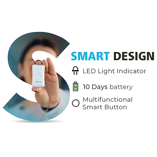 Posture Corrector Trainer for Women & Men - Updated Intelligent Posture Trainer - Upper Back Brace Smart Straightener Office Work Support - Shoulder & Back Posture Corrector Device