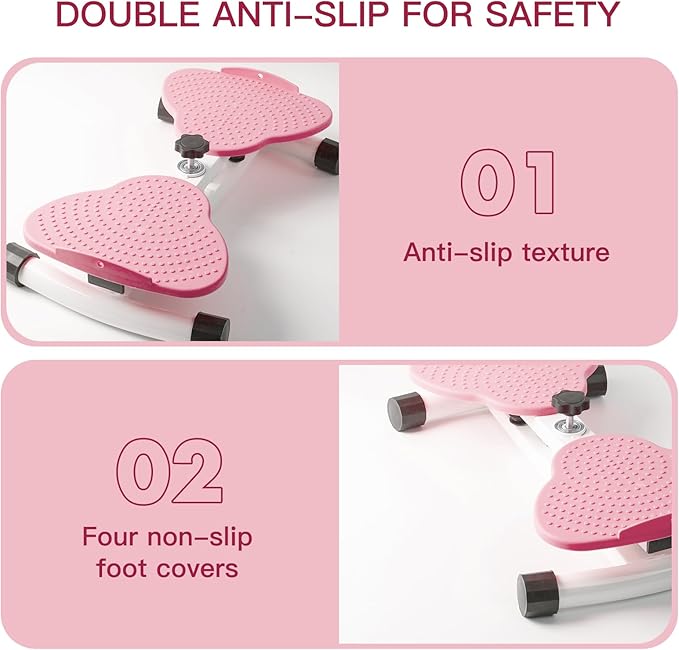 Waist Twisting Machine Pilates Twister Ab Twister Board with 300 lbs Capacity, Noiseless Home Gym Equipment for Core Exercise Slim Waist Belly Fat Workout for Women