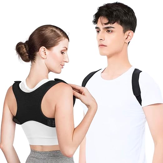 Posture Corrector for Women, Breathable Back Brace Posture Corrector, Adjustable Back Brace for Posture for Shoulder and Neck, Relief for Upper and Lower Back Pain