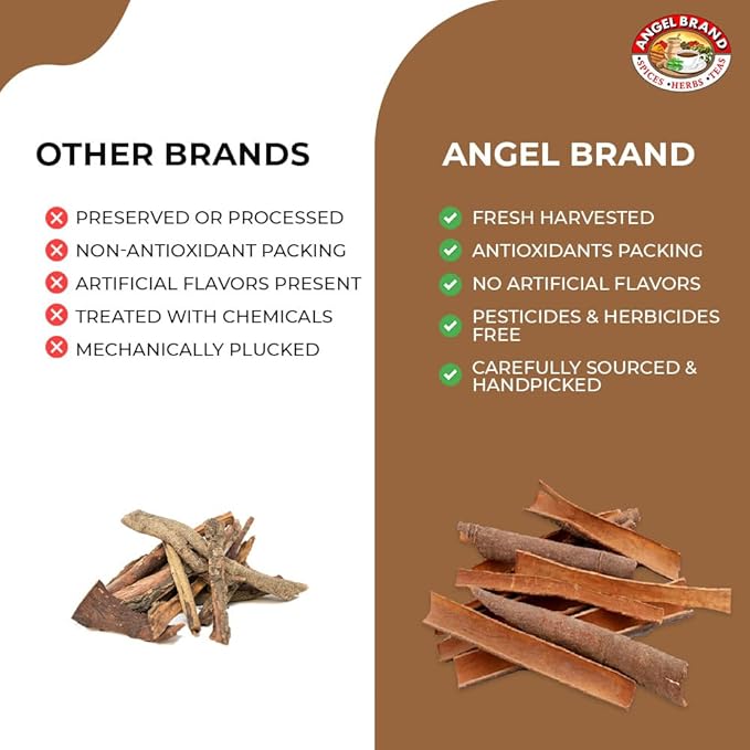 Angel Brand Mauby Bark 1.5 Lbs Pouch - Mauby Sourced from Finest Botanical Sources - Unique Blend of Bitter and Sweet Notes - Perfect for Crafting Traditional Mauby Drink, Sodas and Cocktails