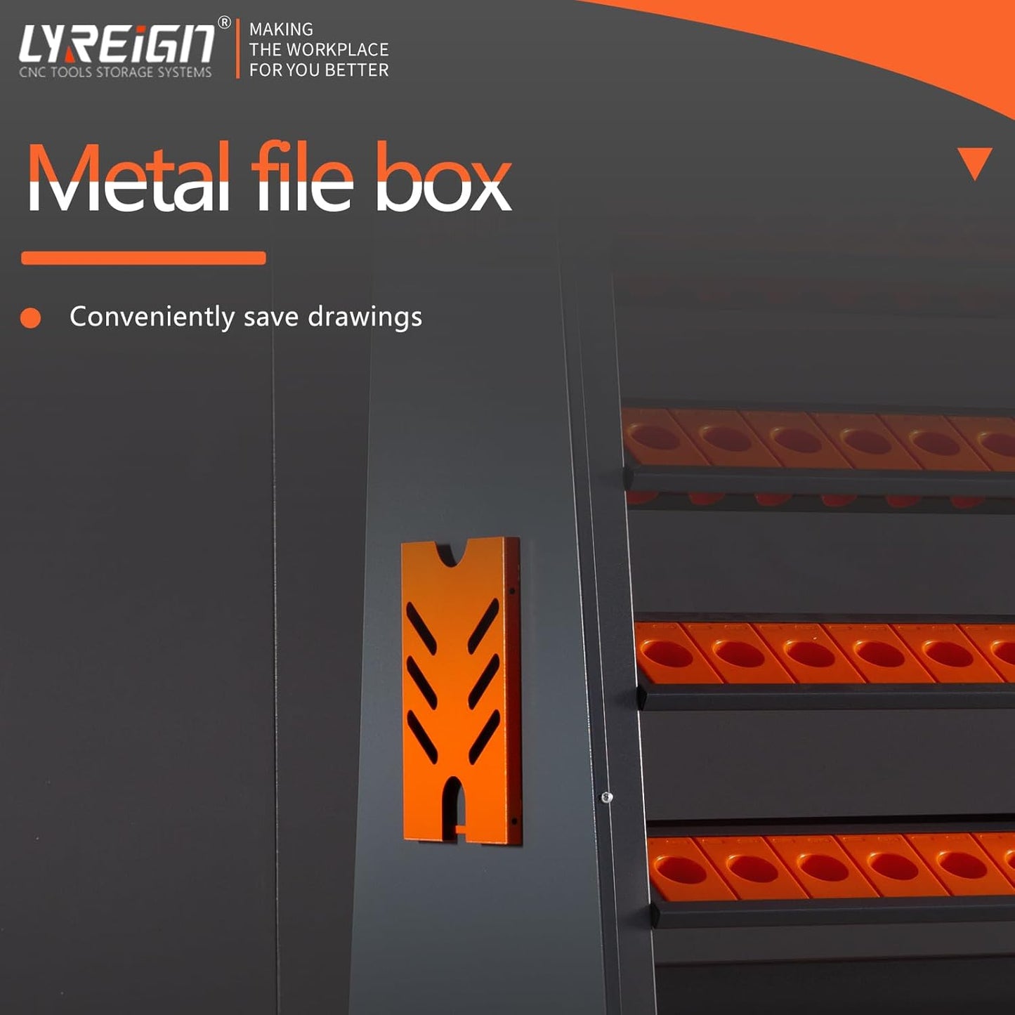 8-Row Large Capacity CNC Tool Holder Rack for Warehouses & Machining Centers, Suitable for all BT/CAT HSK Series