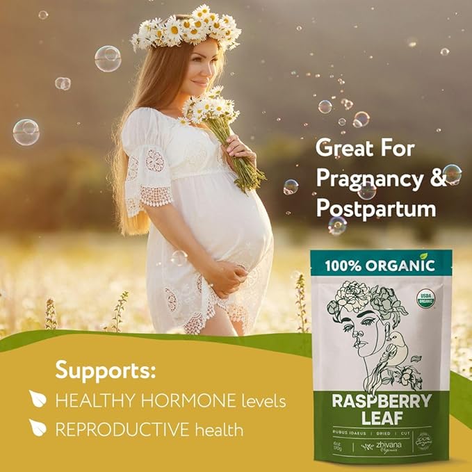 Super Value Pack 5 LB - Raspberry Leaf Tea - Womens Tea, Reproductive Health - Ease PMS Sympoms, Menstrual Cramps