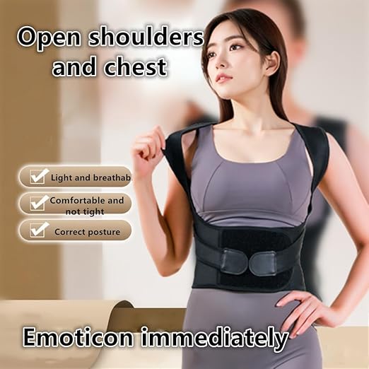 Back Brace for Women and Men,Shoulder Straightener,Back straightener,Adjustable Posture Corrector Suitable for Upper and Lower Back Pain Relief-Scoliosis,Hunchback,Spine Corrector(XXXL)