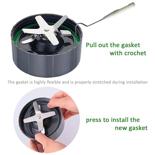 Blender Gasket Replacement Parts,Rubber Ring Seal Rings Gaskets ,600w and 900w Gasket Replacement ,Gaskets Replacement Seal Rings Gaskets Part for Nutribullet Blade (6 Pieces)