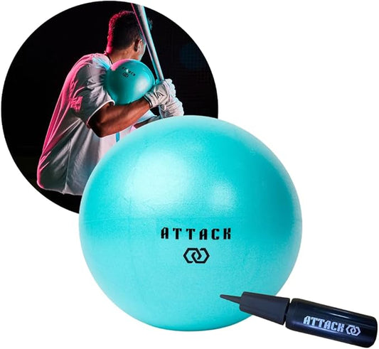 Connector Ball. 9in-13in. Reinforce Proper Arm Action and Stay Connected While Hitting, Pitching, and Catching. Perfect for Pilates and Core Work Training.