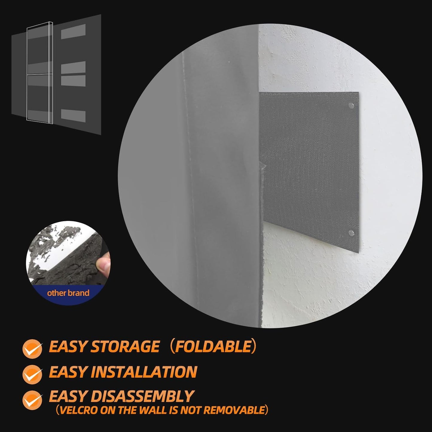 PROGOAL 2"/4" Thick Foam Protection Wall Pad,Gym Basketball-Court Protectors,Durable Waterproof Padding for Wall-Mounted Basketball Hoops(60" L x 20" W)…