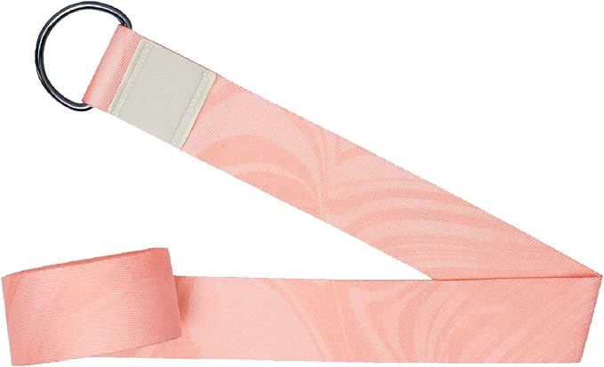 yogadesignlab YOGA DESIGN LAB | The Yoga Strap | Luxurious, Extra Long, Super Soft, Eco Printed | Studio Quality, Adjustable | Safely Stretch Further and Hold Longer | 8 ft Long