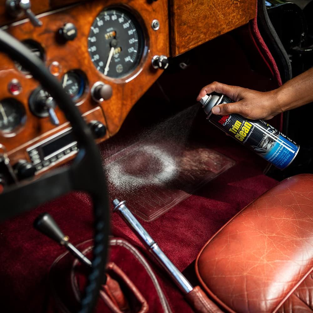 Stoner Car Care 91134–6PK Trim Clean All-Purpose Fast Acting Powerful Foaming Cleaner Quickly Removes Grime and Stains From Trim, Consoles, and More To Restore Automotive Interiors, 18 Oz, Pack of 6