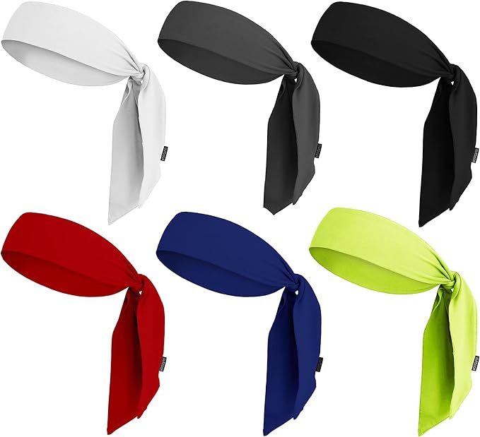 Tie Headband for Women & Men - Ninja Headbands, Head Tie for Running, Basketball, Football & Athletics,Cooling Headband