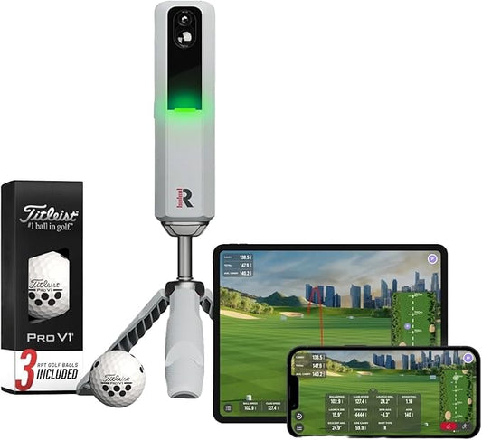 Rapsodo - MLM2PRO Golf Launch Monitor, Simulators for Home & Training, Mobile Launch Monitor for Golf Swing Analysis, Measures Spin Rate & Axis, Tracker & Swing Analyzer, Indoor Outdoor Use