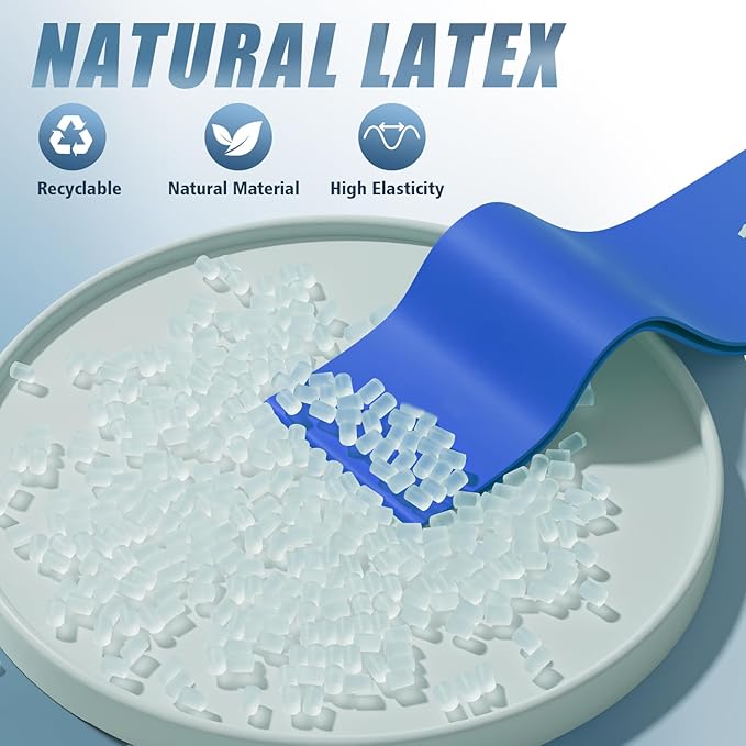 WHATAFIT Resistance Bands, Exercise Bands,Resistance Bands for Working Out, Work Out Bands with Handles for Men and Women Fitness, Strength Training Home Gym Equipment