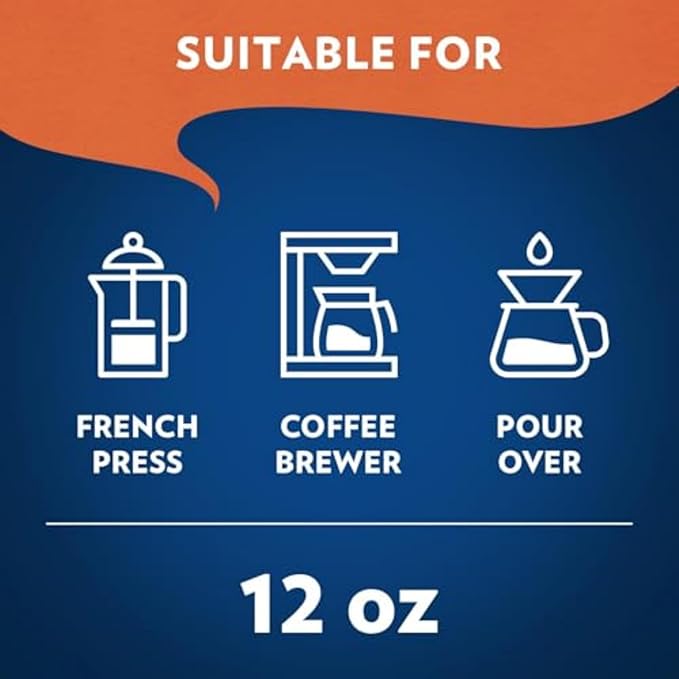 Lavazza House Blend Perfetto Ground Coffee 12oz Bag, Medium Roast, Full-bodied, Intensity 3/5, 100% Arabica, Ideal for Drip Brewers, (Pack of 1) - Package May Vary