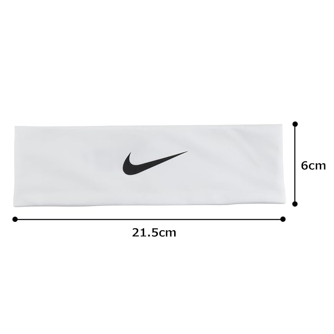 Nike Fury Headband 2.0 (OSFM,White/Black)