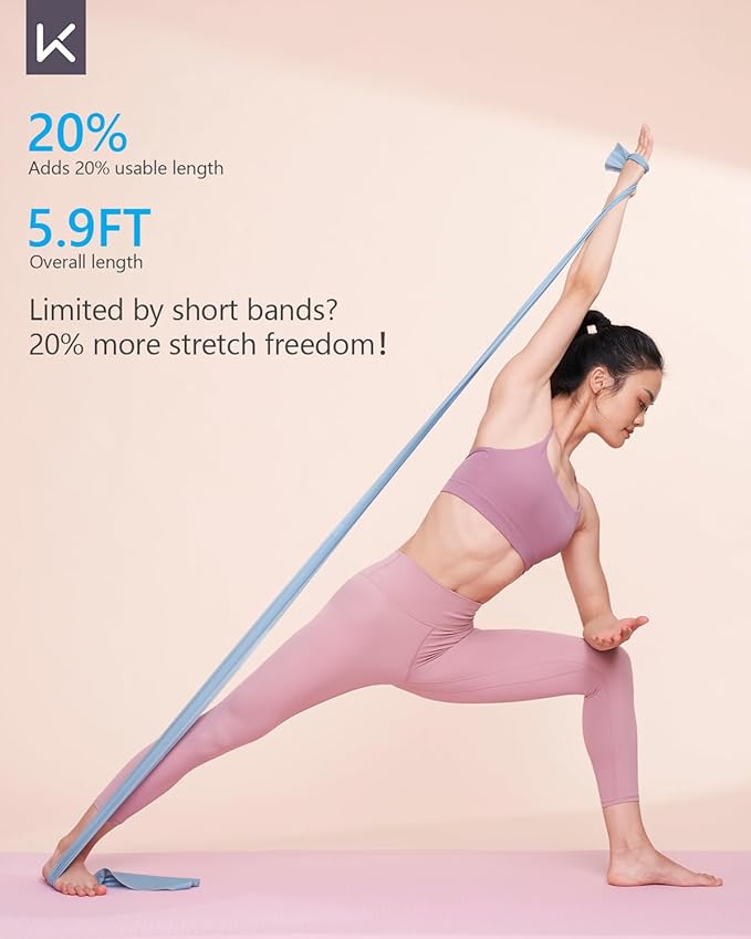 KEEP Resistance Bands for Working Out, Exercise Bands for Legs and Booty, Natural Latex Workout Bands for Women and Men, Stretch Bands for Exercise, Physical Therapy, Fitness, Pilates