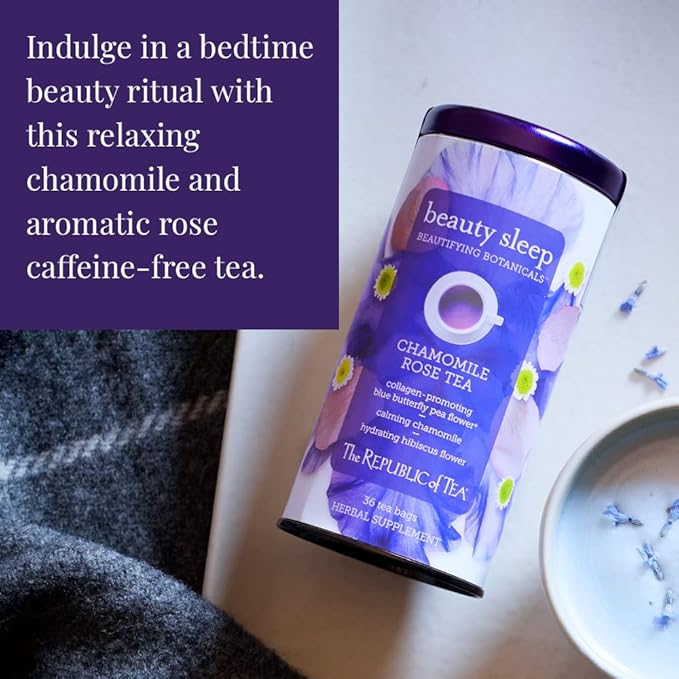 The Republic of Tea Beautifying Botanicals® Beauty Sleep Herbal Tea, 250 Count