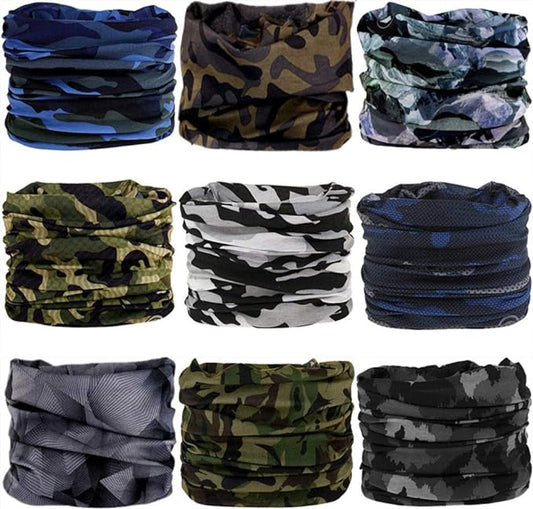 Headband Neck Gaiter Head Wrap Headwear Face Mask Magic Scarf Bandana for Men and Women