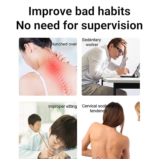 Adjustable Intelligent Posture Corrector for Adults & Kids – Smart Back Brace with Real-Time Vibration Reminder for Improved Spinal Alignment & Humpback Prevention