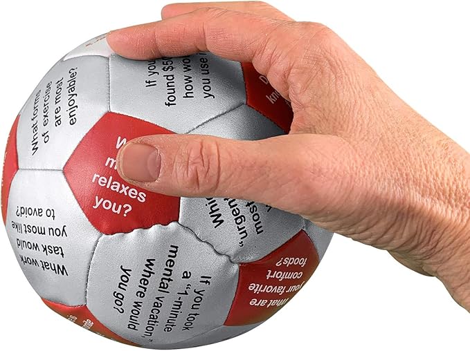 Trainers Warehouse 6" Thumball Collection, 32 Prompts for Conversation, Team Building, Relationship and Training