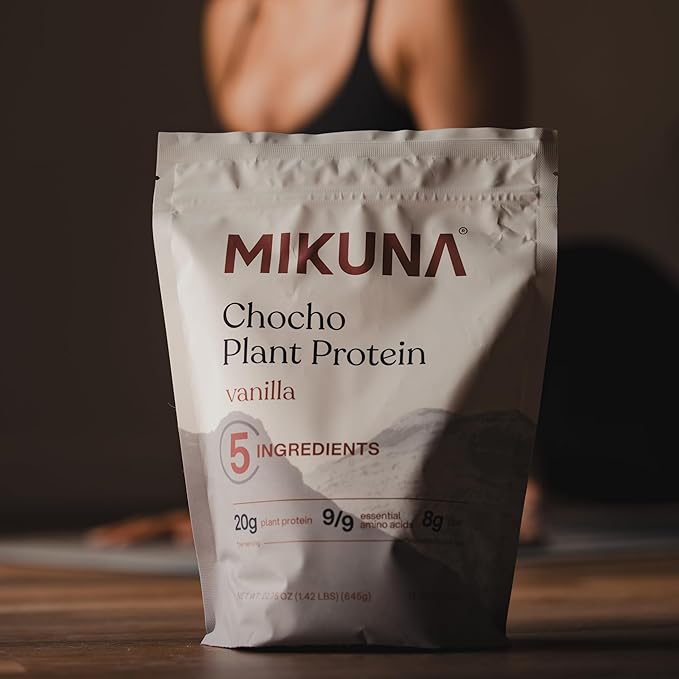 Mikuna Vegan Protein Powder (Vanilla, 15 Servings) - Plant Based Chocho Superfood Protein - Dairy Free Protein Powder Packed with Vitamins, Minerals & Fiber - Gluten, Keto & Lectin-Free