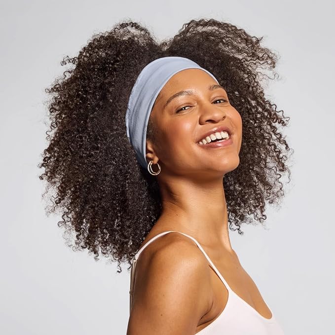 Kitsch Wide Headbands for Women - Fashion Sports Headband for Workout, Yoga, Gym, Running, Exercise | Stretchy Head Bands for Women’s Hair | Hair Accessories for Women - Garden Bouquet, 3pcs