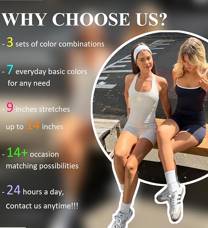 Tobeffect Headbands for Women Non Slip Trendy Womens Headbands Elastic Hair Bands for Women's Hair