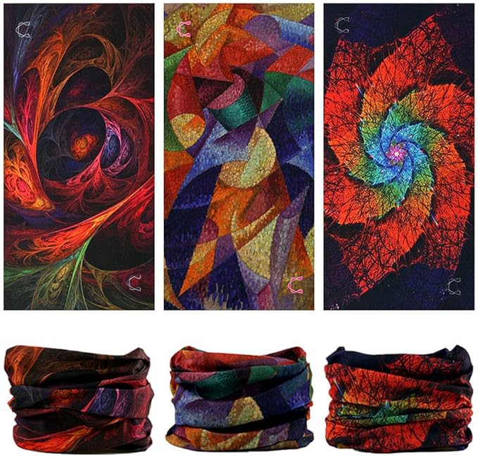 Headband Neck Gaiter Head Wrap Headwear Face Mask Magic Scarf Bandana for Men and Women