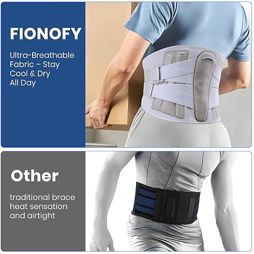Back Brace for Lower Back Pain Women, Brace Posture Corrector with 3 Lumbar Pads,Back Support Belt for Men and Women, Sciatica, Herniated Disc, Scoliosis, XL