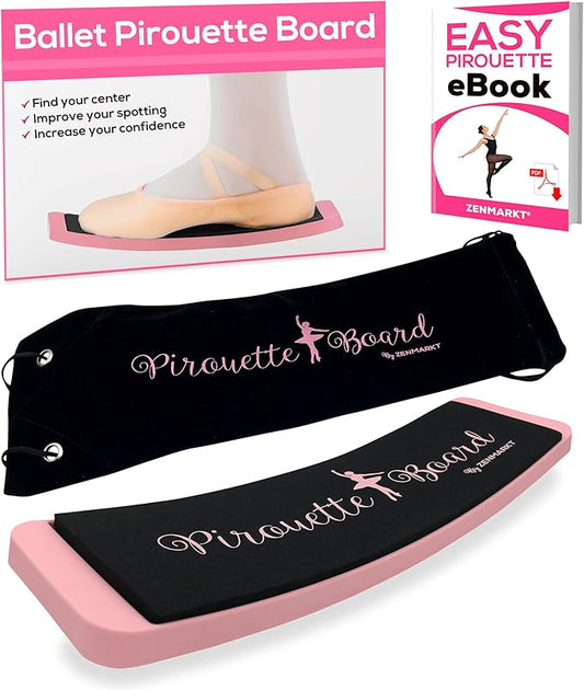 Zenmarkt Turning Boards for Dancers - Ballet Spin Boards for Dancers, Ice Skaters, Cheerleaders, and Gymnasts - Specially Designed to Improve Your Turns, Balance, and Stability - Home Dance Equipment