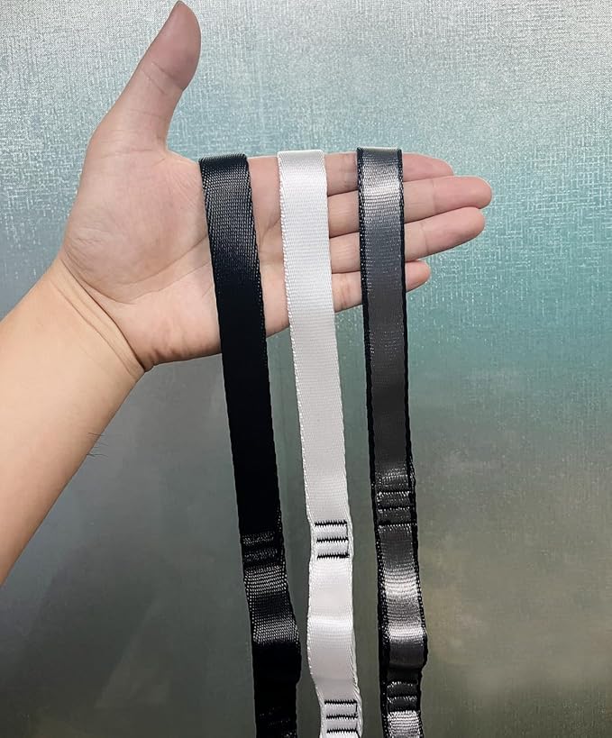 10PCS Nylon Daisy Chain Straps 23 KN for Aerial Yoga Hammock Swing Adjustable Aerial Silk Extender Hanging Rope for Aerial Yoga Belts 3.6FT 5.9FT Long