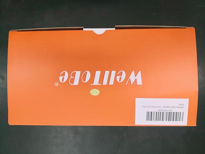 WellToBe 6-Blade Vegetable Spiralizer Spiral Slicer Veggie Pasta Spaghetti Maker for Healthy Low Carb/Paleo/Gluten - 304 Food Stainless Steel Body