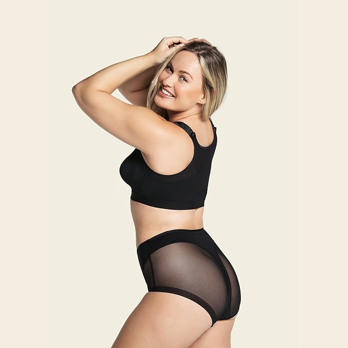 Leonisa Posture Corrector Bra Wireless Front Closure Bra for Women Full Coverage