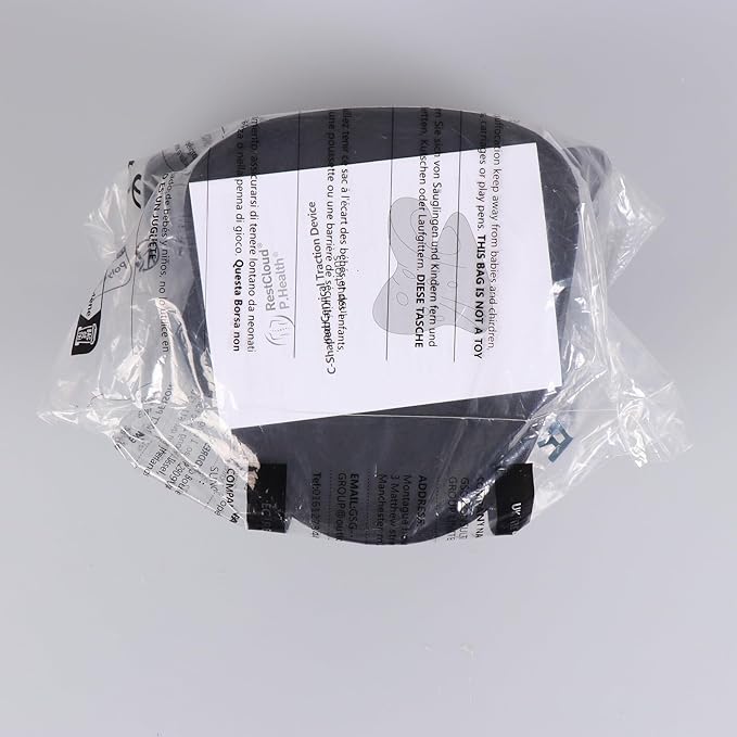 RESTCLOUD Neck and Shoulder Relaxer, Cervical Traction Device for TMJ Pain Relief and Cervical Spine Alignment, Chiropractic Pillow, Neck Stretcher (Black)