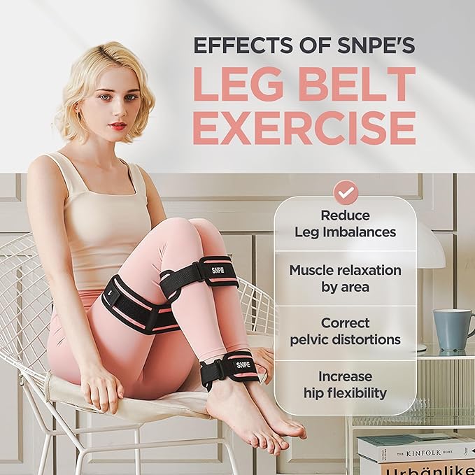 Leg Belts Posture Corrector for Bowed Legs and Body for Women and Men. Pain Relief for Knees, Legs, Lower Back…