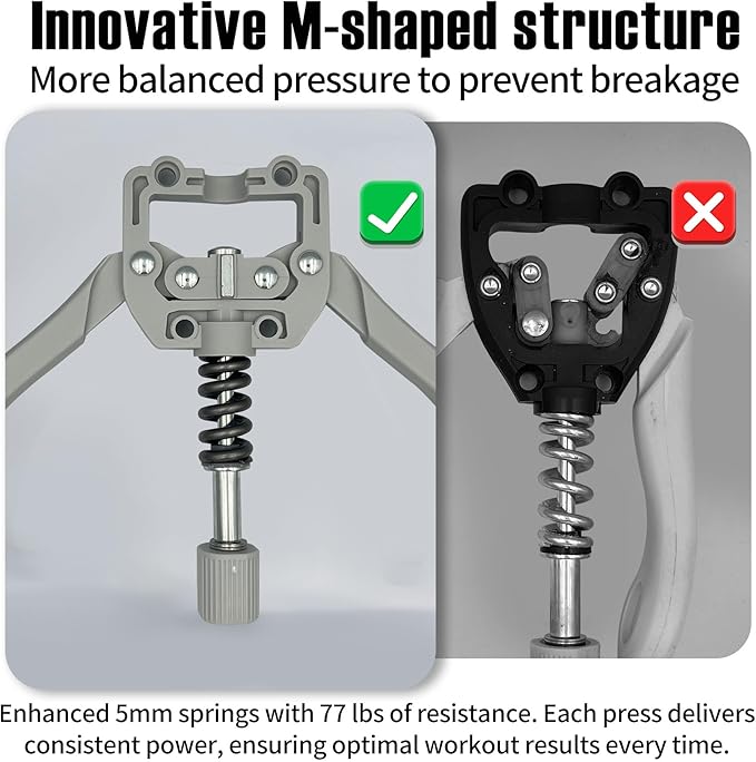 Thigh Trainer 0-77 lbs Adjustable Resistance, Pelvic Floor Muscle Kegel Exerciser, Thigh Exerciser & Booty Trainer for Women & Men, Pelvic Floor Exercise Workout Machine