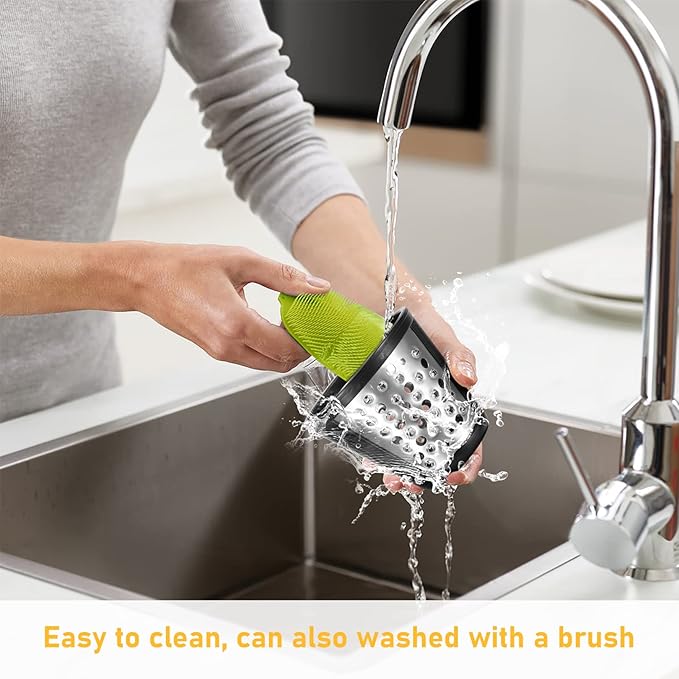 Nictemaw Electric Cheese Grater, 250W 5-in-1 Professional Cheese Grater Electric Vegetable Slicer, Electric Slicer Shredder for Veggies, Carrots, Carrot, Potatoes