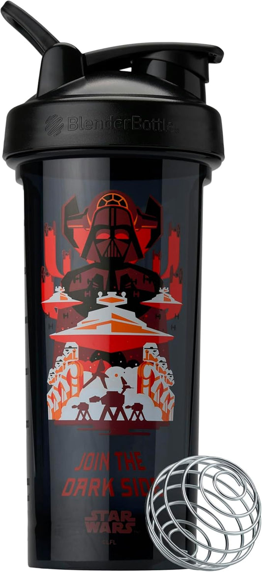 BlenderBottle Star Wars Shaker Bottle Pro Series Perfect for Protein Shakes and Pre Workout, Join the Dark Side, 28-Ounce