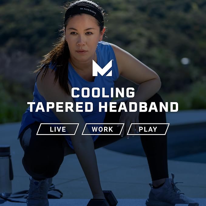 Tapered Cooling Headband by MISSION