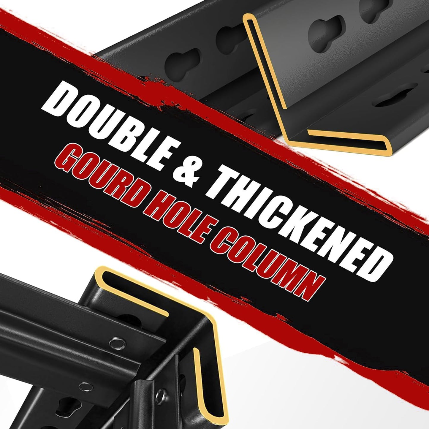 48" W,Heavy Duty 5-Tier Steel Garage Shelving Unit | 3800LB Capacity| Garage & Basement Storage | Industrial-Grade Metal Shelving for Warehouses & Workshops | Adjustable, Rust-Resistant, Black