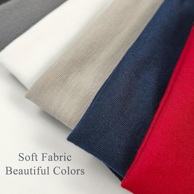 Wide Headbands For Women Stretch Headband Boho Head Bands Women's Hair Band Turban Workout Hairband Accessories 6 Pack