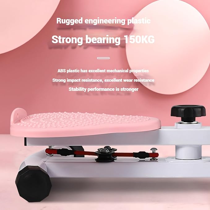 Waist Twister Board twisting machine exercise twist ab training – Noiseless Fitness Tool with Loop Resistance Bands, Foot Massage, and Core Workout for Belly Fat Loss