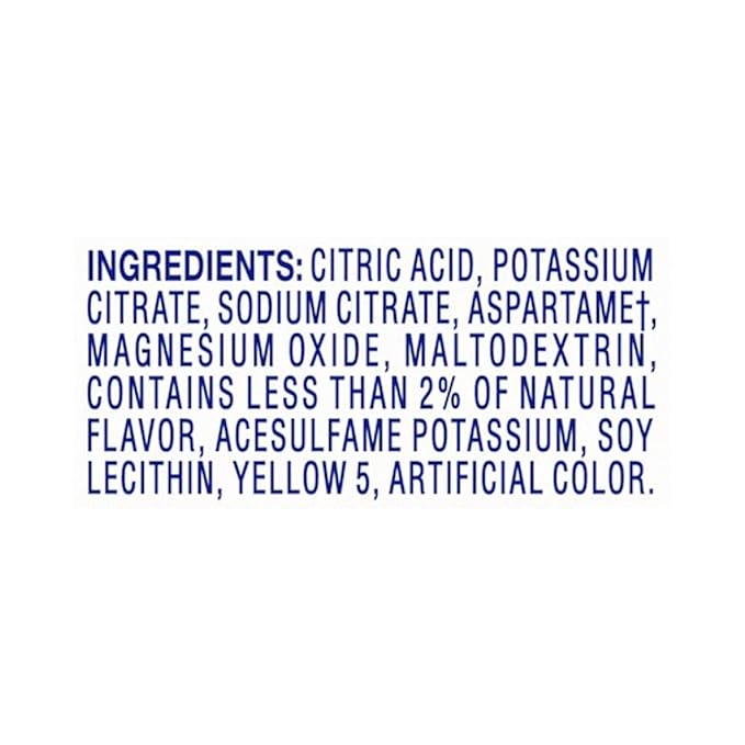 Crystal Light Sugar-Free Lemonade Naturally Flavored Powdered Drink Mix 48 Count Pitcher Packets