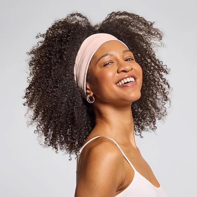 Kitsch Wide Headbands for Women - Fashion Sports Headband for Workout, Yoga, Gym, Running, Exercise | Stretchy Head Bands for Women’s Hair | Hair Accessories for Women - Rosewood, 3pcs