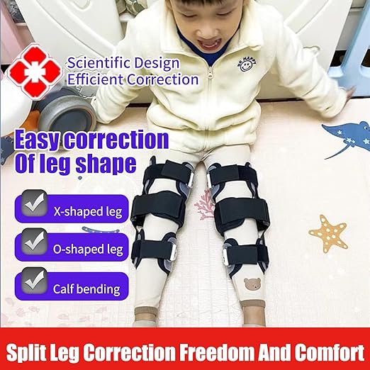 Kids O/X Legs Type Correction Brace, Pediatric Leg Posture Corrector, Children Legs Straightener for Knees Valgus Deformity Bow Legs, Leg Knee Orthosis Brace