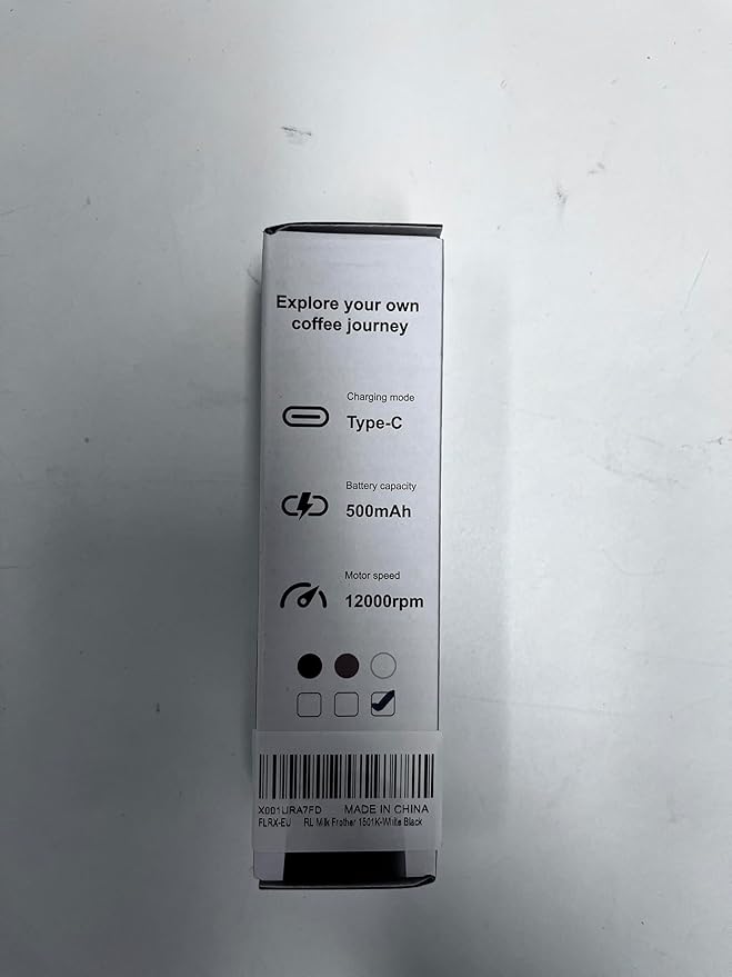 Handheld Coffee Frother,USB-Rechargeable Hand Frother,Adjustable Handheld Milk Frother for Cappuccinos, Hot Chocolate, Milkshakes, Egg Mix