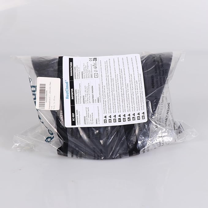 RESTCLOUD Neck and Shoulder Relaxer, Cervical Traction Device for TMJ Pain Relief and Cervical Spine Alignment, Chiropractic Pillow, Neck Stretcher (Black)