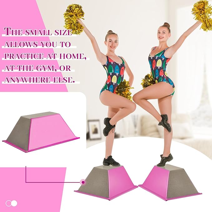 Poen Stunt Training Stand Cheerleading Balance Trainer Cheer Flyer Stand Balance and Flexibility Trainer for Flexibility Core Strength and Conditioning Promotes Kids Adults