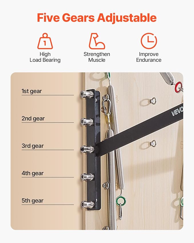 VEVOR Pilates Reformer Machine, Pilates Workout Equipment for Home Gym Studio Use, Pilates Bed with Dual Resistance- Spring & Cord, Reformer Set, Up to 400 LBS