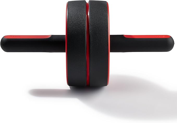 Sunny Health & Fitness Waist Trainer Ab Roller with Elbow Support, Training Wheels, Foldable for Home Gym, Abdominal Exercises, Core Strength, Glute Trainer, Crunch Workouts with Optional Dip Station